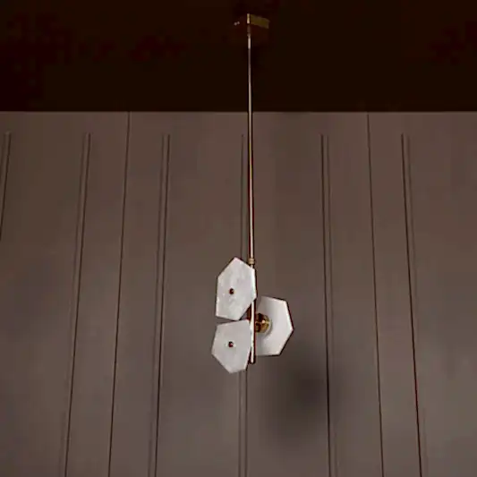 Azor Üçlü Mermer Eskitme Sarkıt