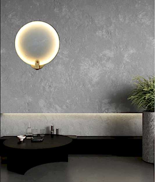 Aspendos Tekli Mermer Eskitme LED Aplik 20 cm