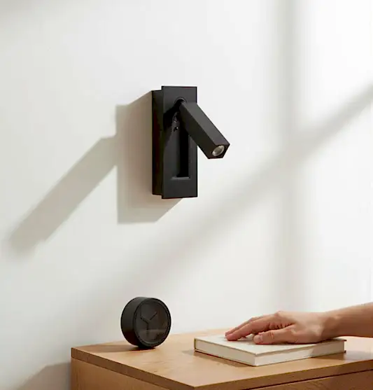 Avveni Mat Siyah Düz Spot 6X16 cm