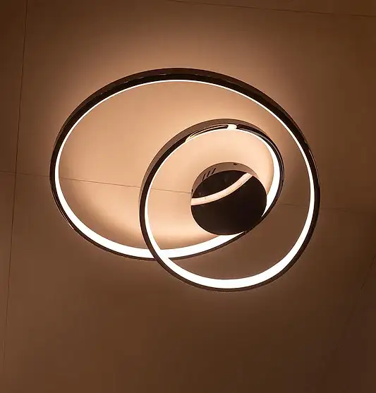 Bern Platin Paslanmaz Akrilik Plafonyer 60 cm