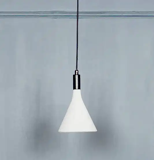 Cone Beton Beyaz Sarkıt Avize