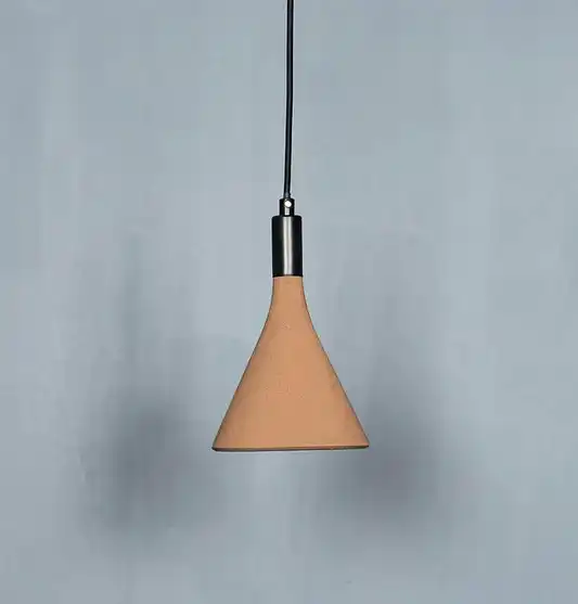 Cone Beton Kırmızı Sarkıt Avize