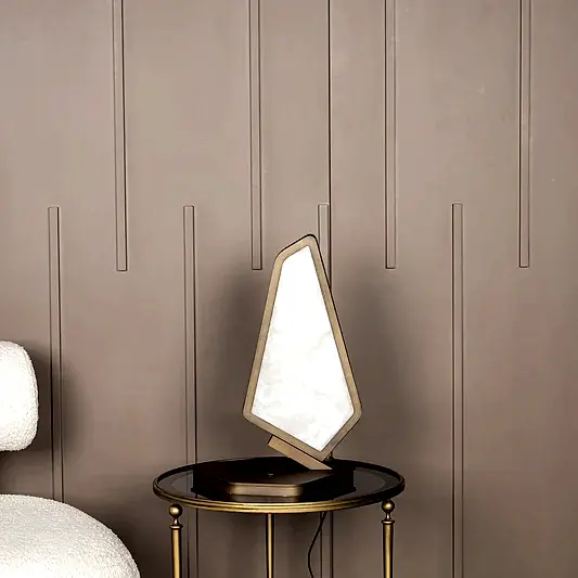 Miracle Eskitme Mermer Masa Lambası