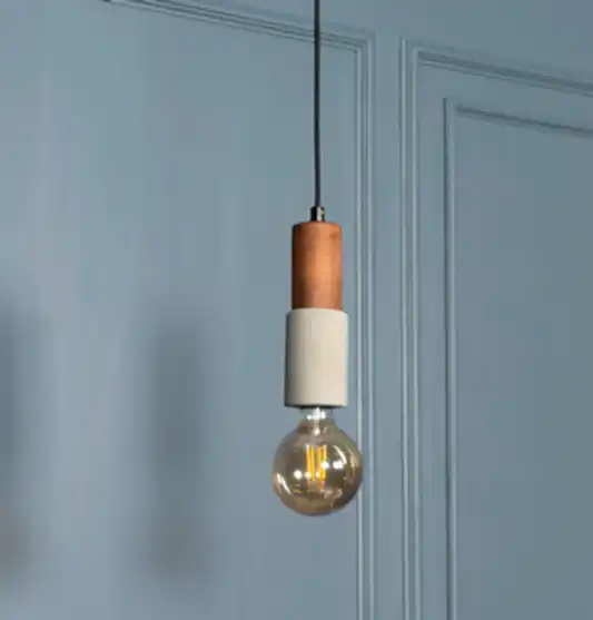 Tochi Large Ahsap Beton E27 Sarkıt