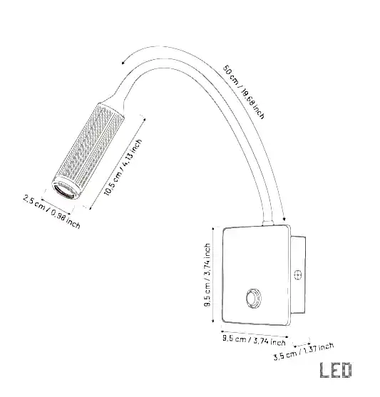 Fedora Eskitme Düz Spot 10X10 cm