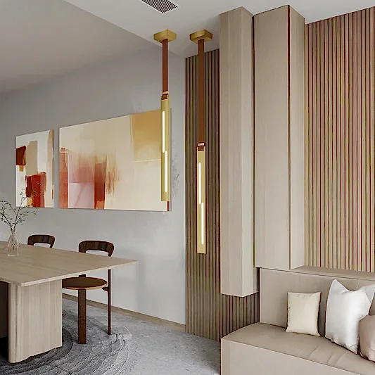 Lome Kahverengi Deri Eskitme Sarkıt Avize