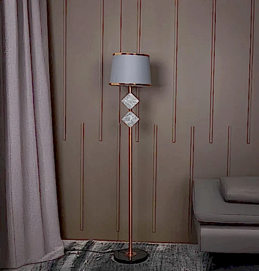 Ponzan Gri Mermer Eskitme Lambader