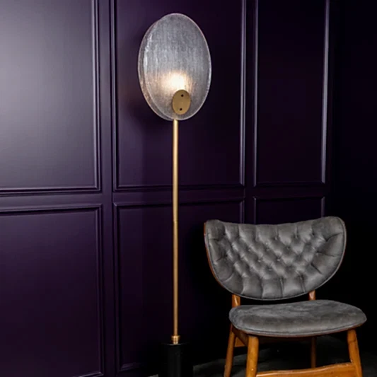 Gana İki Beyaz Buzlu Cam Eskitme Lambader