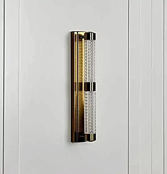 Alabanda 2'li Şeffaf Akrilik Eskitme Led Aplik