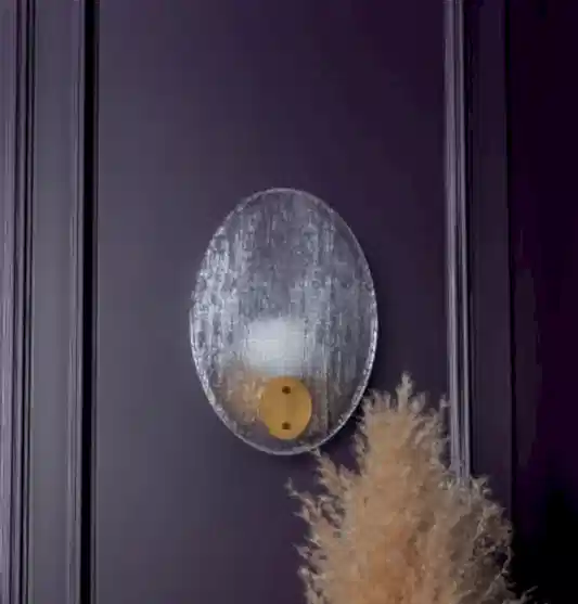 Gana Beyaz Buzlu Cam Eskitme Aplik