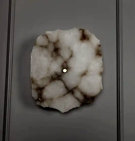 Anvers Tekli Beyaz Mermer Eskitme Led Aplik