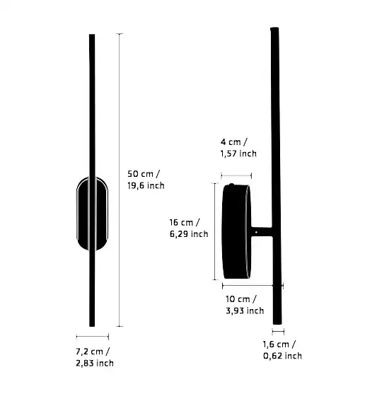 Assos Eskitme LED Aplik 50 cm