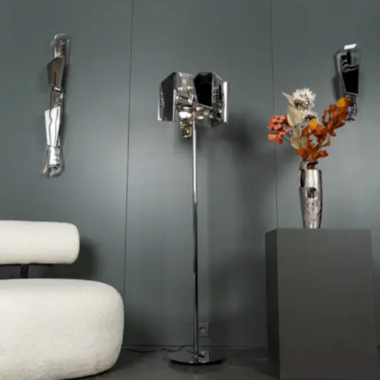 Lucetta Kristal Krom Lambader