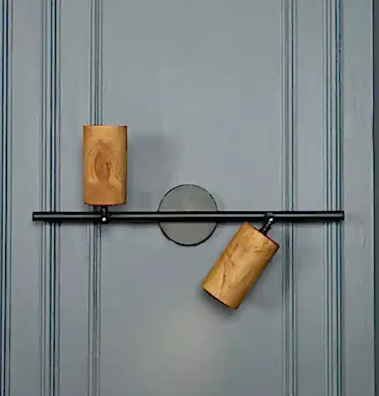 Niagara 2'li Ahşap Siyah Aplik