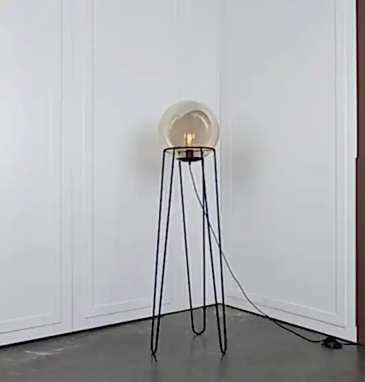 Karatay 35'lik Camlı Siyah Lambader