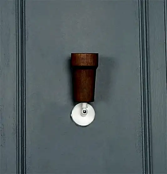 Victoria Tekli Ahşap Beyaz Aplik