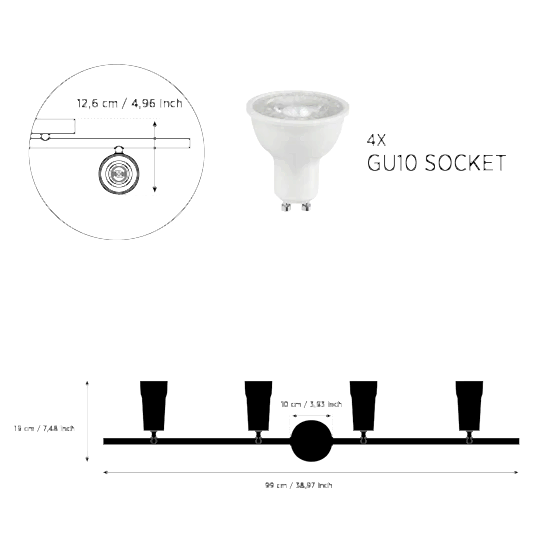 Victoria Dörtlü Ahşap Eskitme Aplik