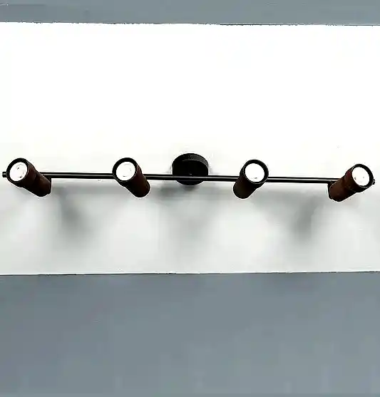 Victoria Dörtlü Ahşap Siyah Aplik