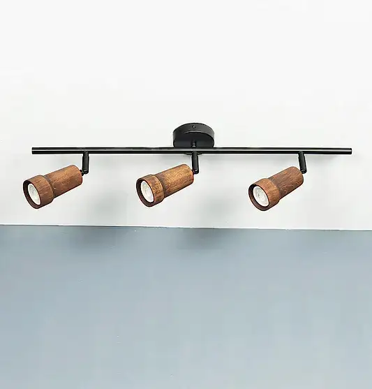 Victoria Üçlü Ahşap Siyah Aplik