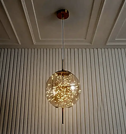 Viyana Eskitme Bal Cam Sarkıt Avize 20 cm